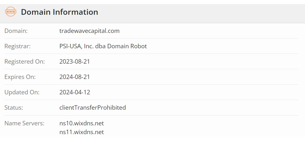 TradeWave Capital's domain