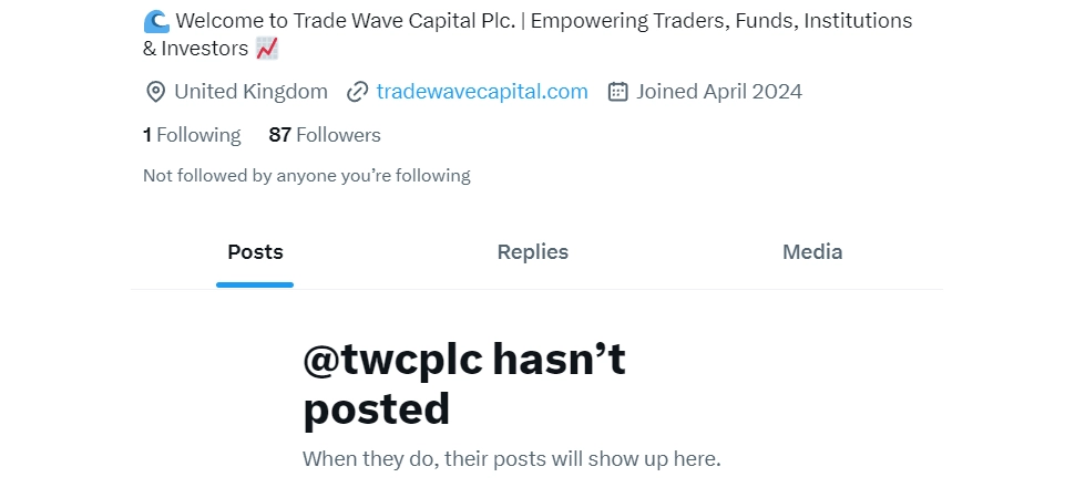 TradeWave Capital's social media illusion