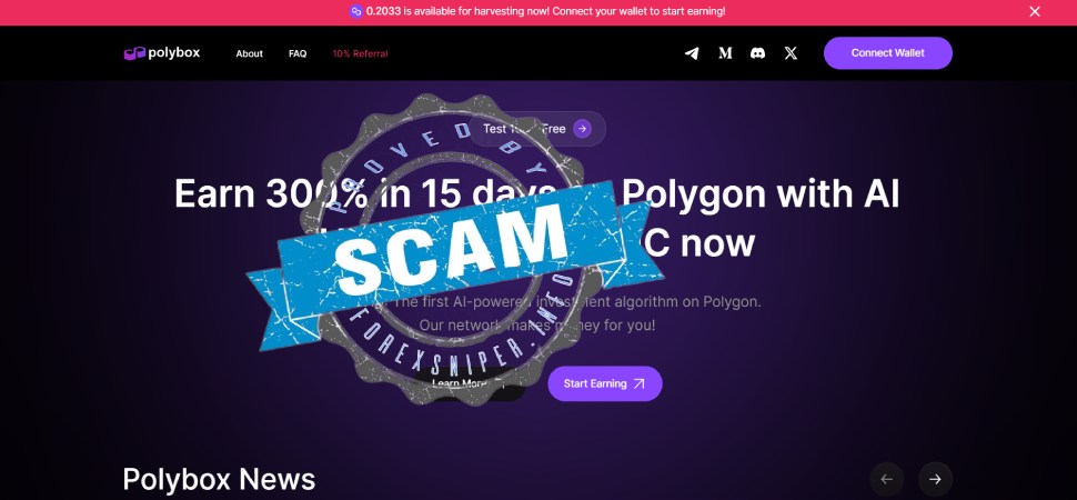 SEO Title: AI Trading Scammers on Polybox finance